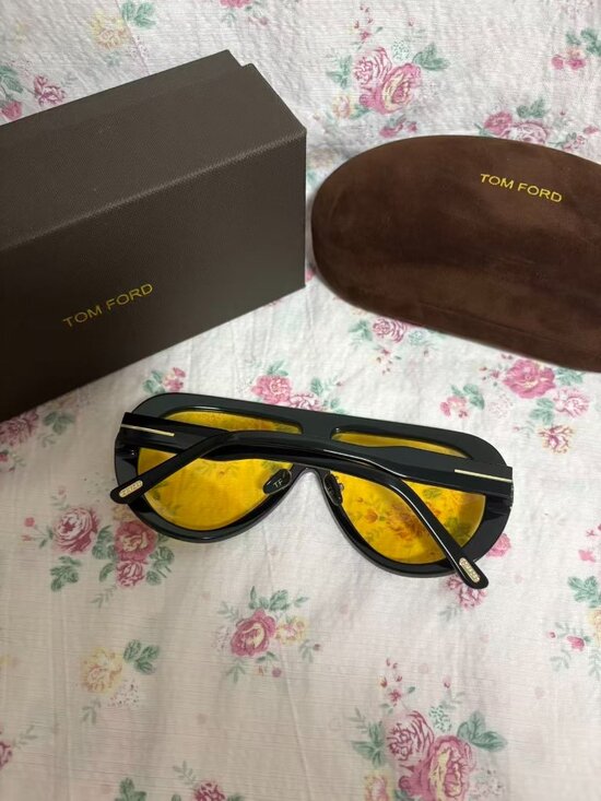 Tom Ford Shield Aviator Sunglasses
